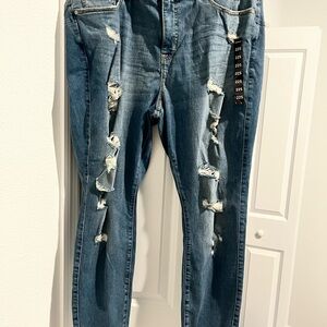 Torrid Bombshell 22 S Skinny Blue Jeans